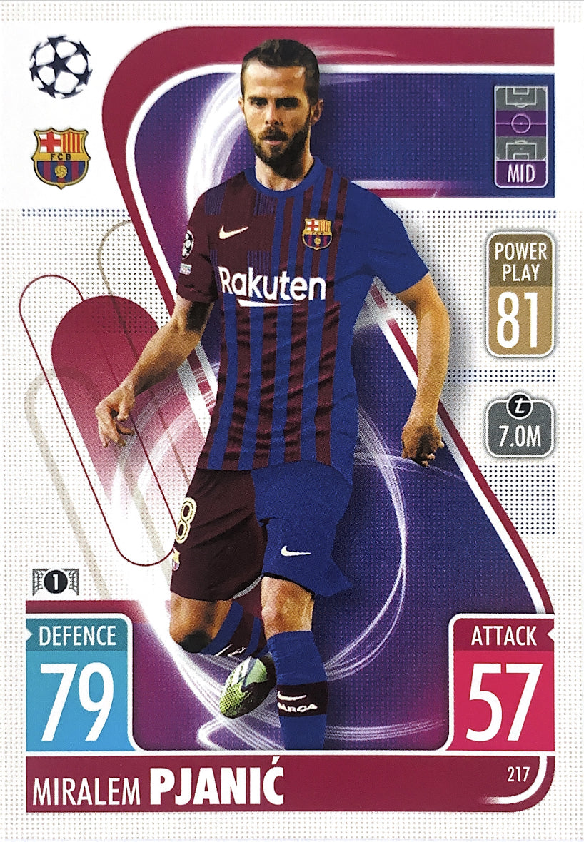 Topps Match Attax 2021/22 - 217 - Miralem Pjanic