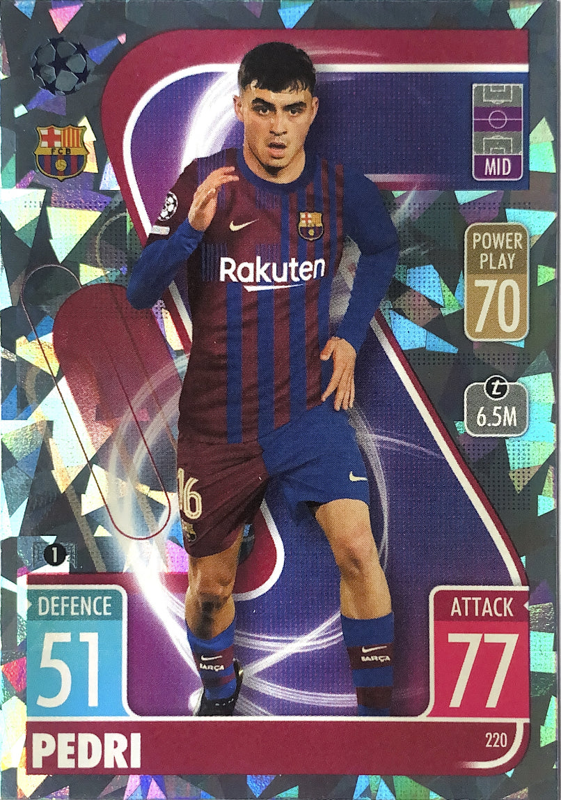 Topps Match Attax 2021/22 - 220 - Pedri - Crystal Parallel