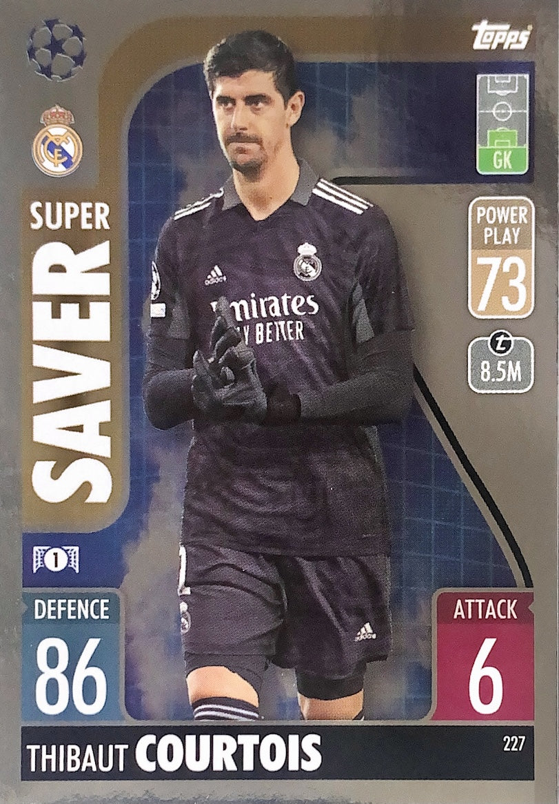 Topps Match Attax 2021/22 - 227 - Thibaut Courtois - Super Saver