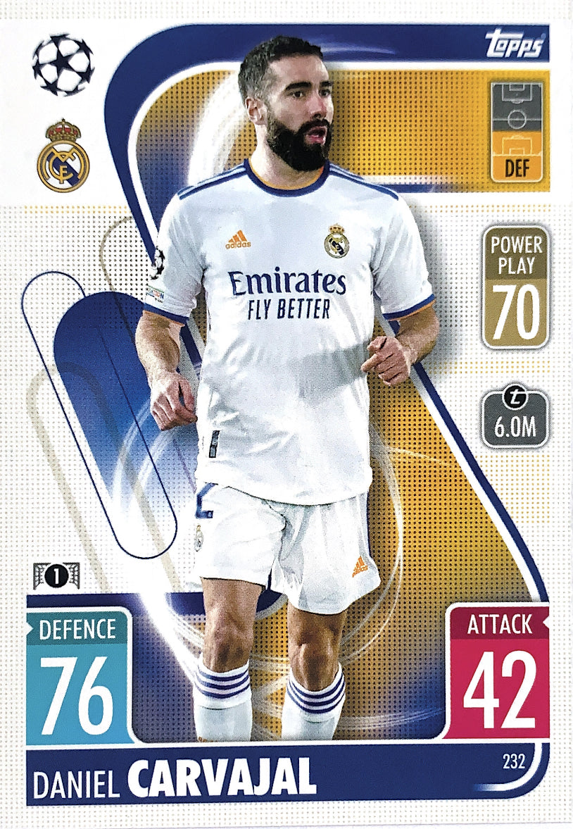 Topps Match Attax 2021/22 - 232 - Daniel Carvajal