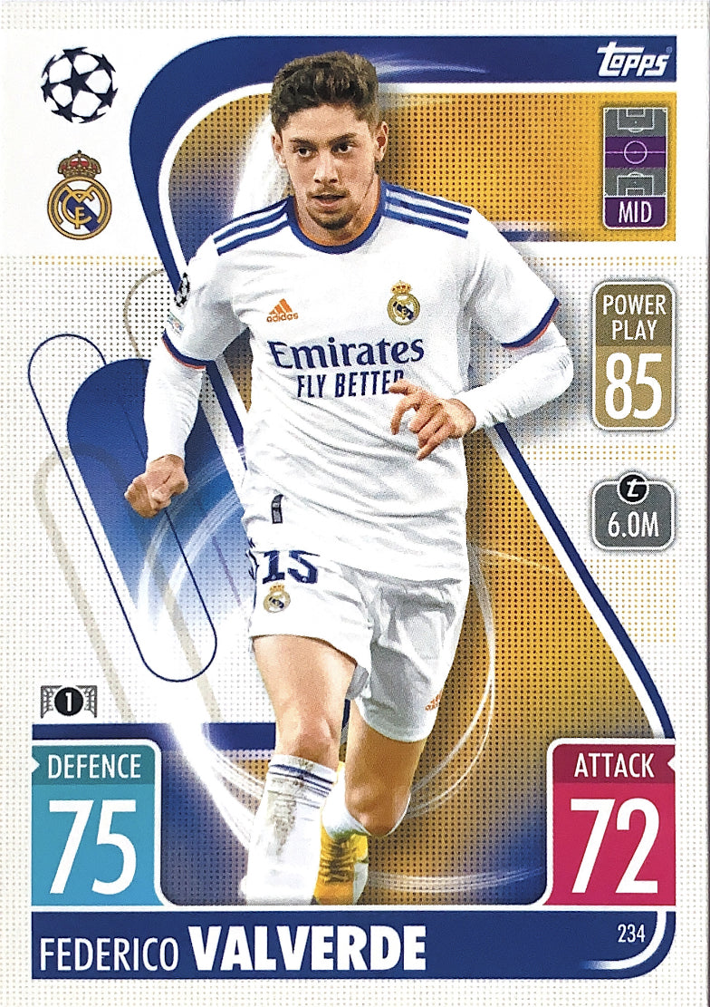 Topps Match Attax 2021/22 - 234 - Federico Valverde