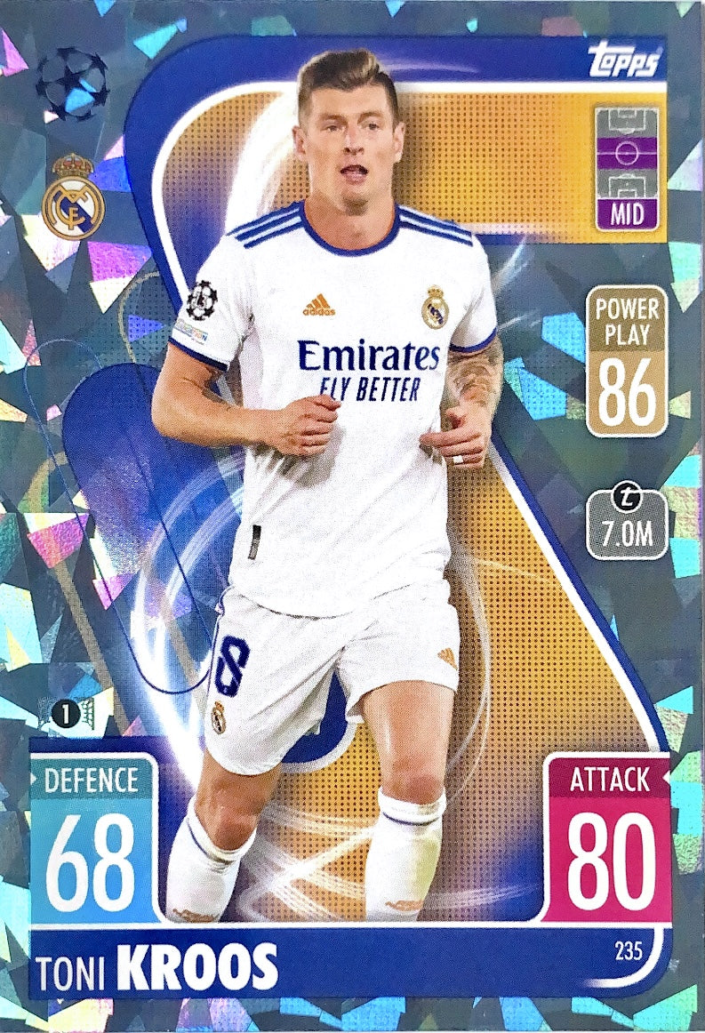 Topps Match Attax 2021/22 - 235 - Toni Kroos - Crystal Parallel