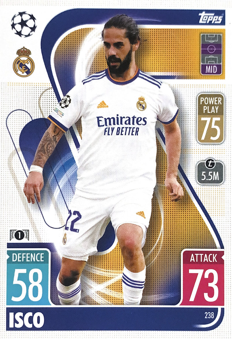 Topps Match Attax 2021/22 - 238 - Isco