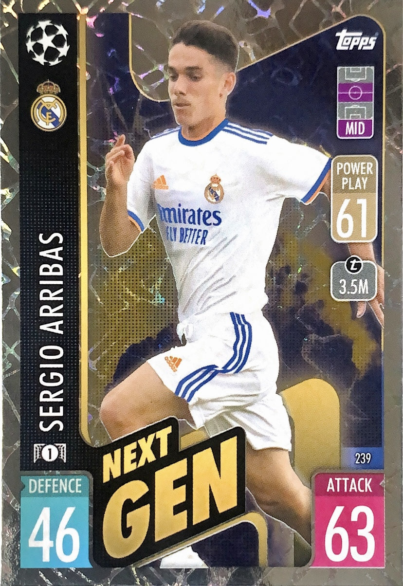 Topps Match Attax 2021/22 - 239 - Sergio Arribas - Next Gen