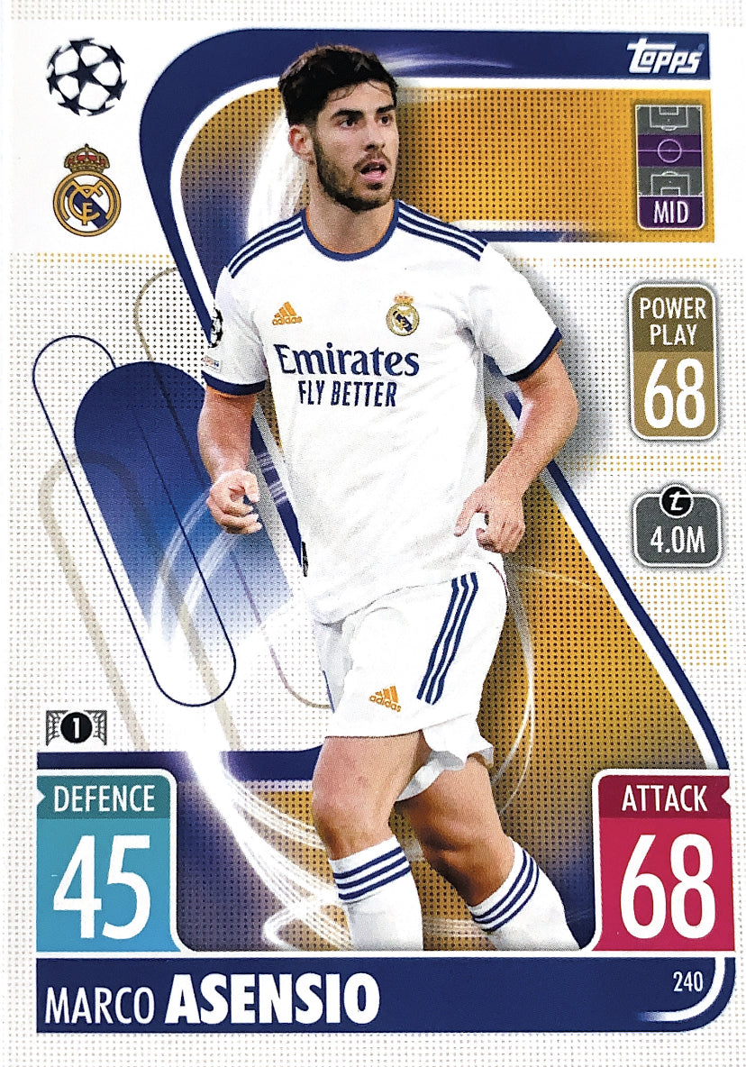 Topps Match Attax 2021/22 - 240 - Marco Asensio