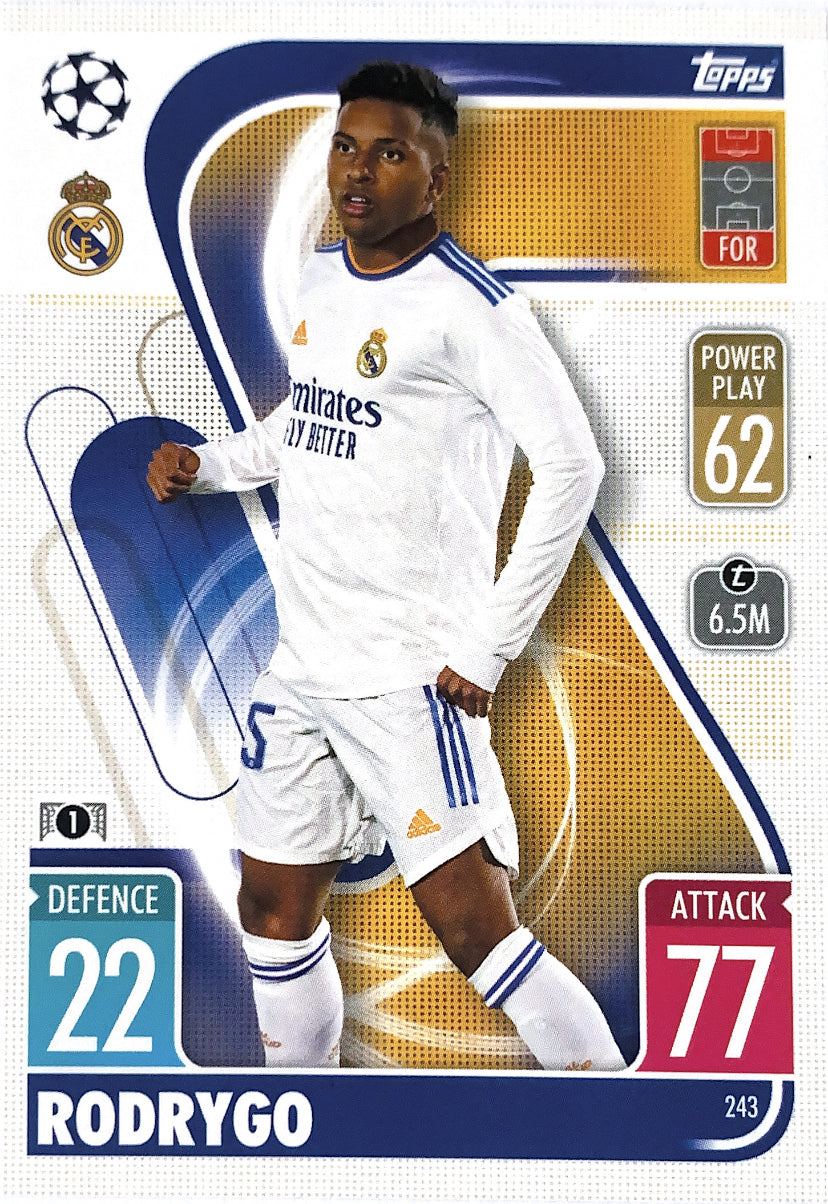 Topps Match Attax 2021/22 - 243 - Rodrygo