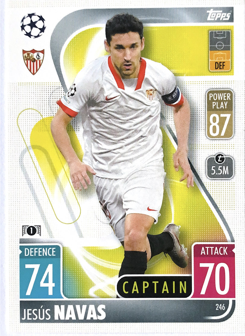 Topps Match Attax 2021/22 - 246 - Jesùs Navas