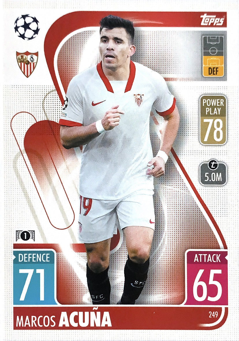 Topps Match Attax 2021/22 - 249 - Marcos Acuna