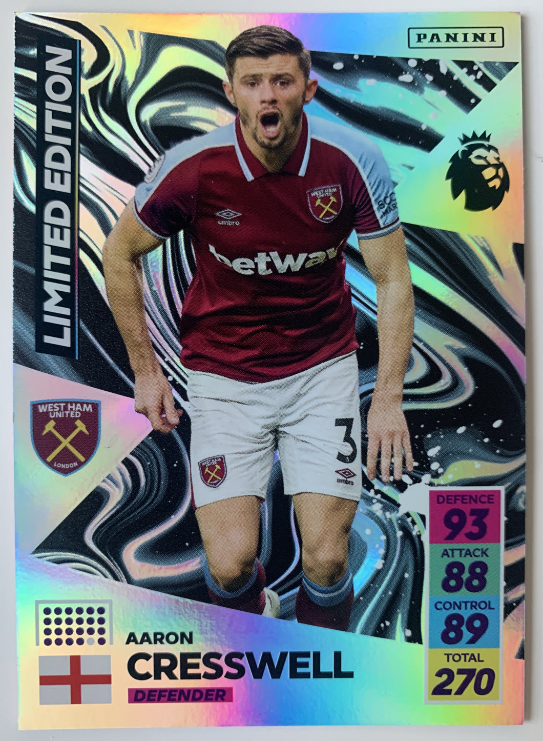 Panini Adrenalyn XL 2021/22 - Aaron Cresswell - Limited Edition