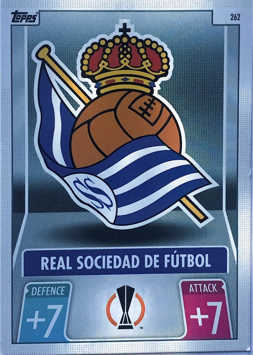 Topps Match Attax 2021/22 - 262 - Real Sociedad Club Badge