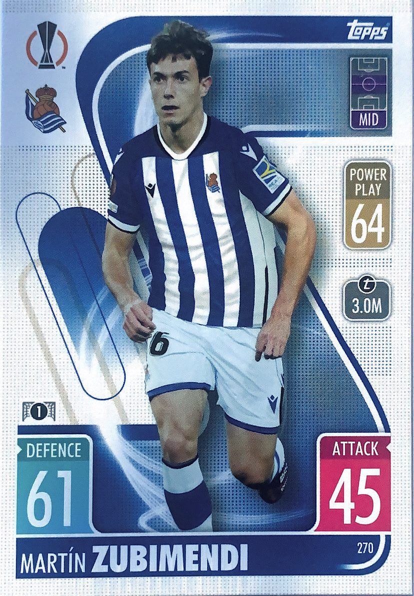 Topps Match Attax 2021/22 - 270 - Martìn Zubimendi