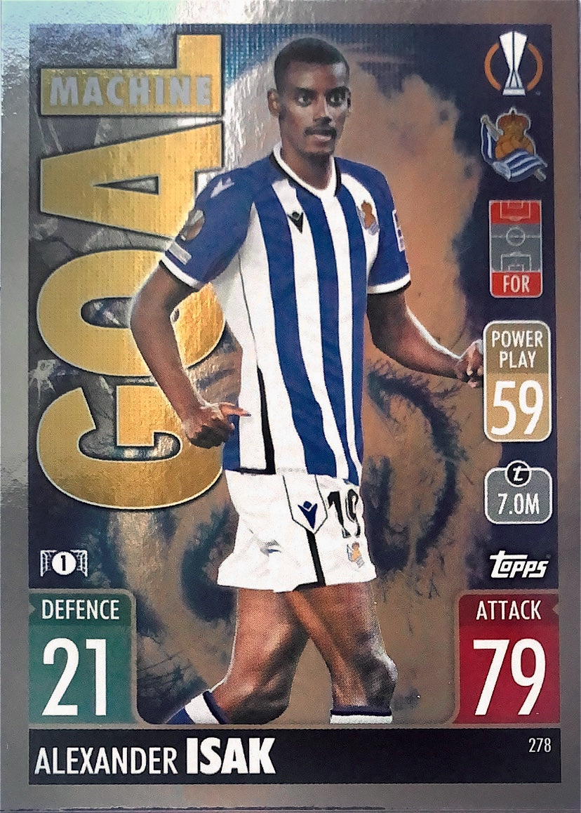 Topps Match Attax 2021/22 - 278 - Alexander Isak - Goal Machine