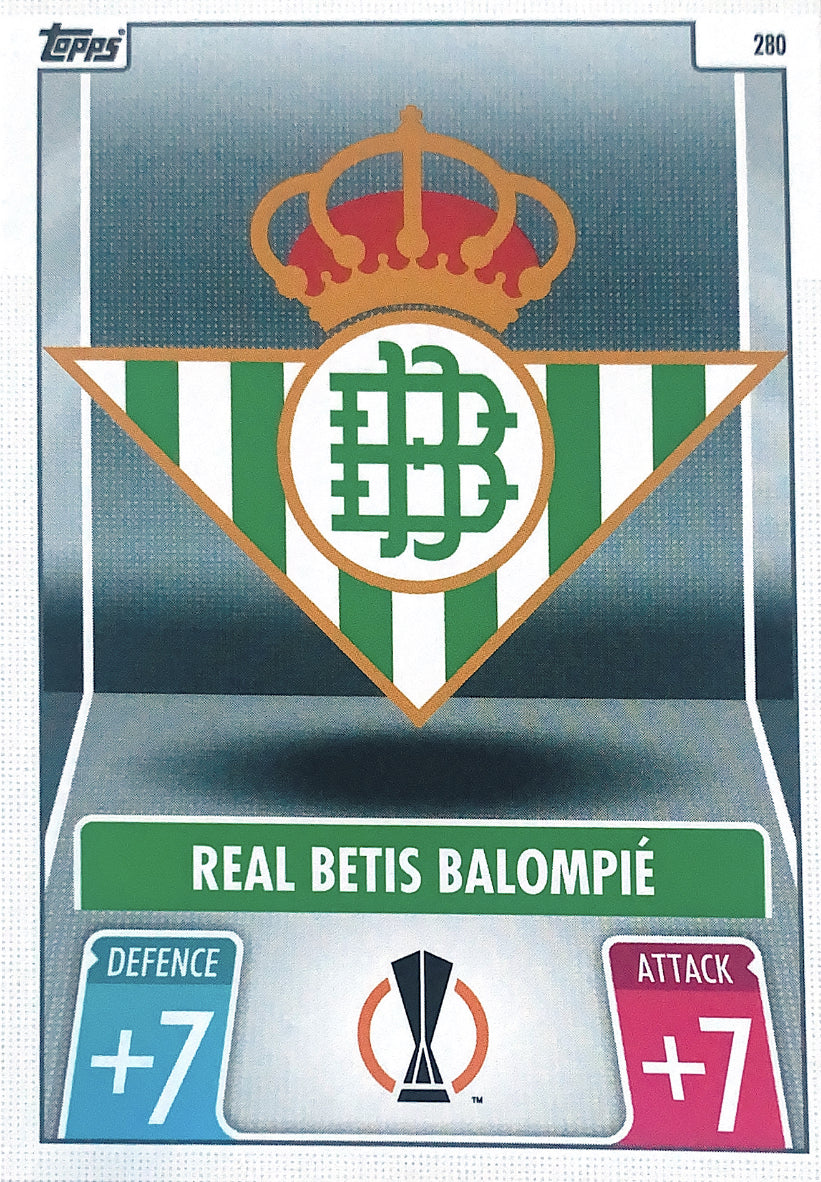 Topps Match Attax 2021/22 - 280 - Real Betis Club Badge