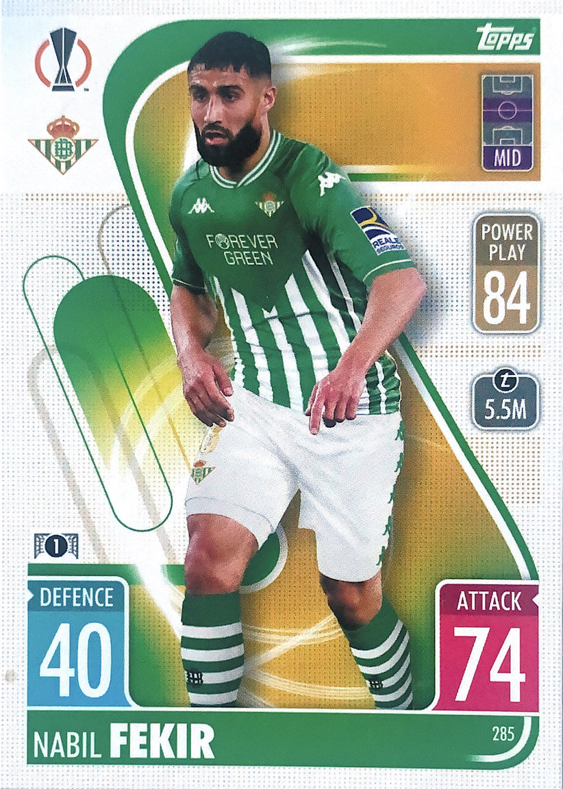 Topps Match Attax 2021/22 - 285 - Nabil Fekir