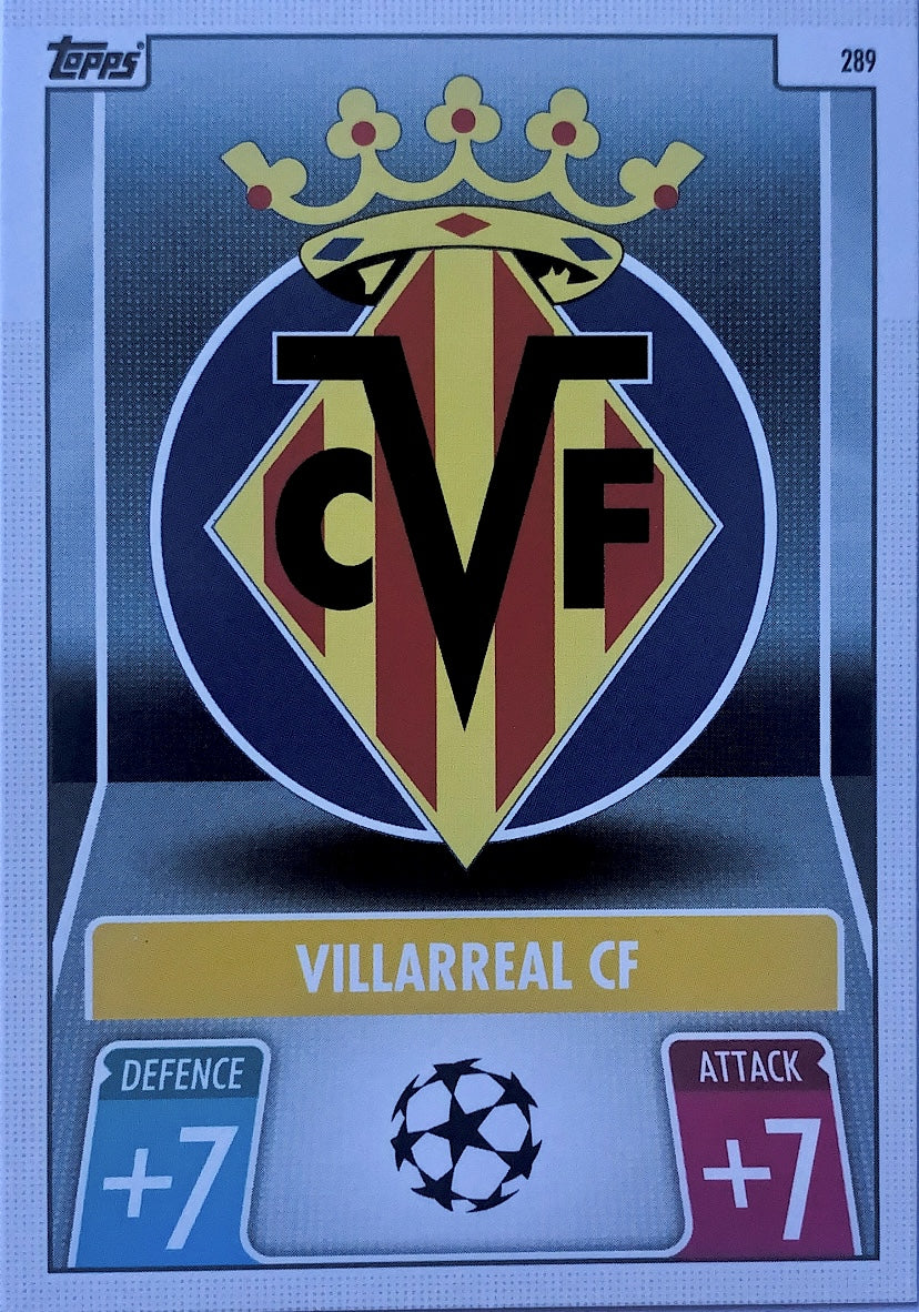 Topps Match Attax 2021/22 - 289 - Villarreal CF Club Badge