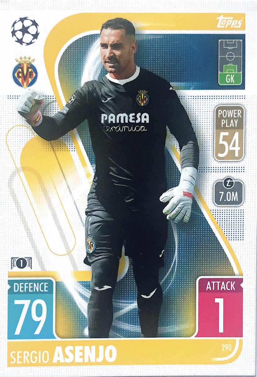 Topps Match Attax 2021/22 - 290 - Sergio Asenjo