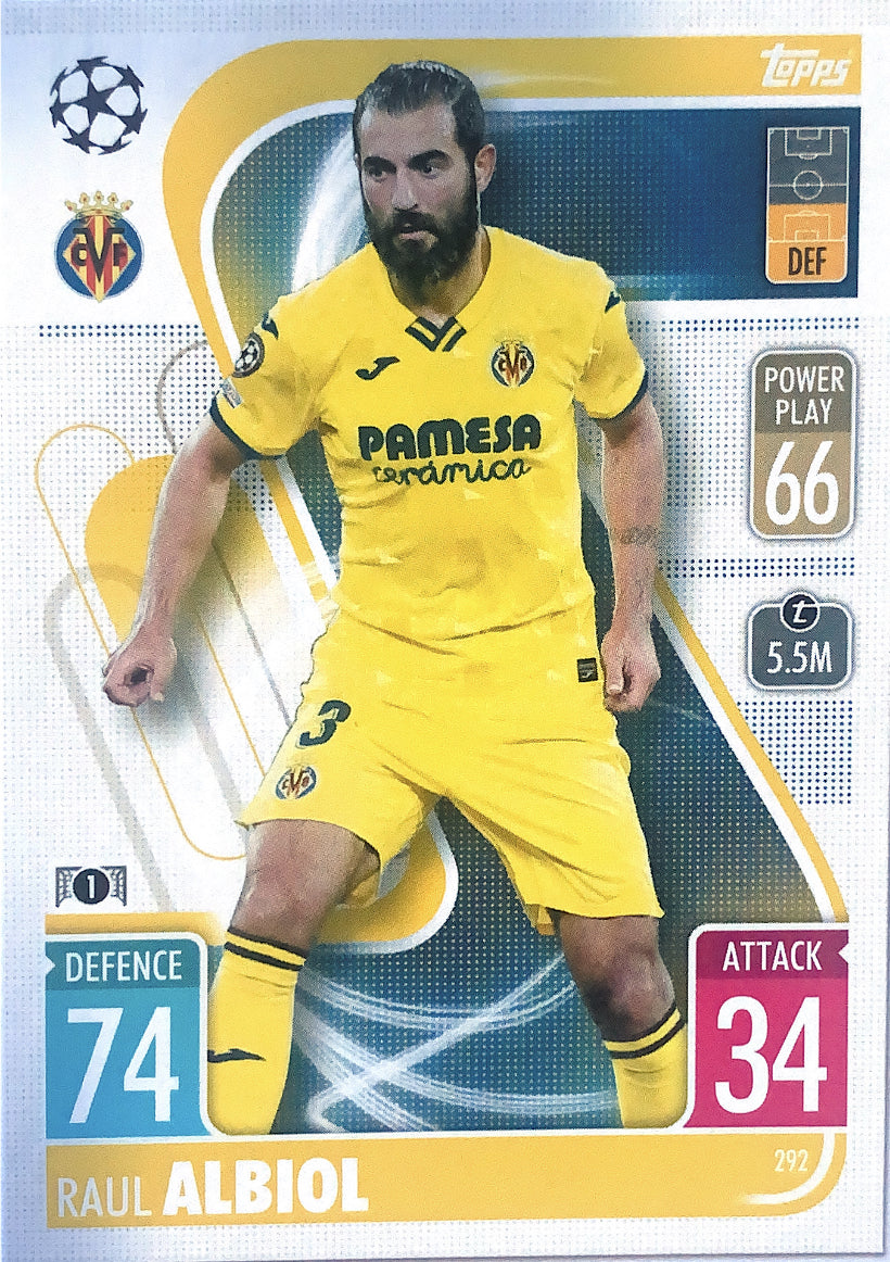 Topps Match Attax 2021/22 - 292 - Raul Albiol