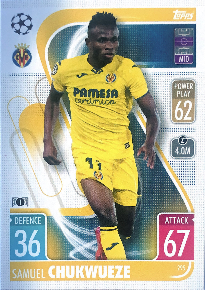 Topps Match Attax 2021/22 - 295 - Samuel Chukwueze
