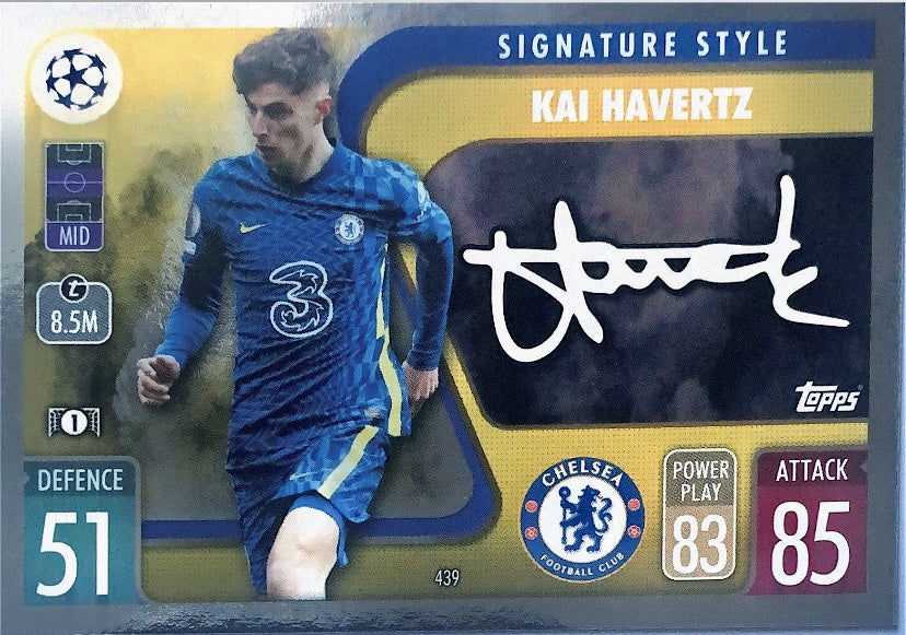 Topps Match Attax 2021/22 - 439 - Kai Havertz - Signature Style