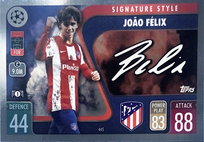 Topps Match Attax 2021/22 - 445 - Joao Fèlix - Signature Style