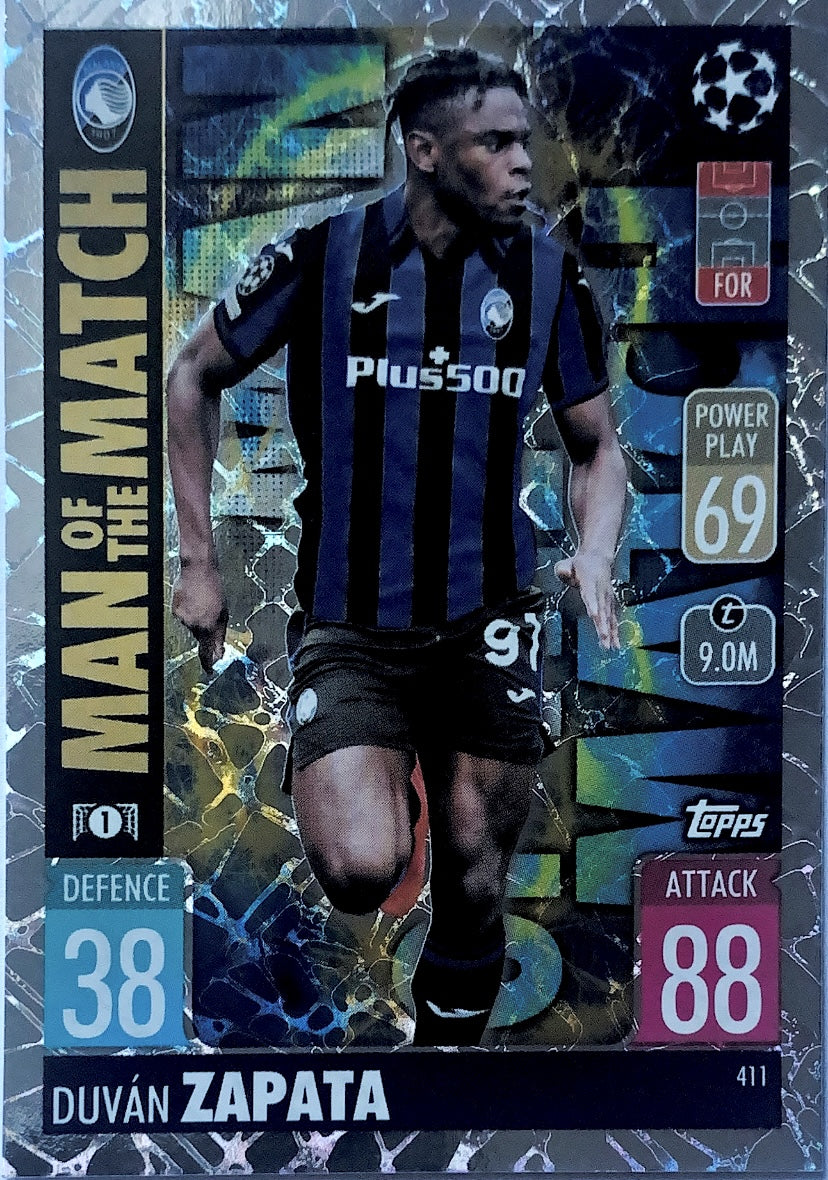 Topps Match Attax 2021/22 - 411 - Duvàn Zapata - Man Of The Match