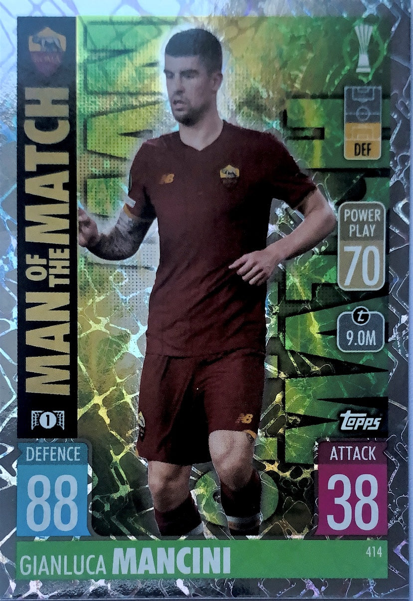 Topps Match Attax 2021/22 - 414 - Gianluca Mancini - Man Of The Match