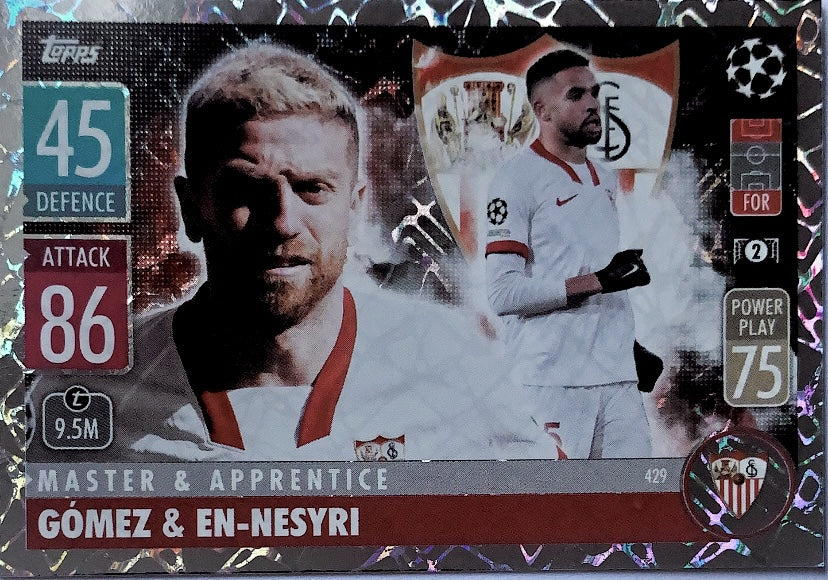 Topps Match Attax 2021/22 - 429 - Gòmez & En-Nesyri - Master & Apprentice