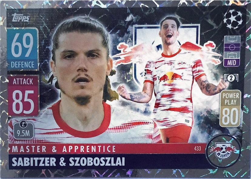 Topps Match Attax 2021/22 - 433 - Sabitzer & Szoboszlai - Master & Apprentice