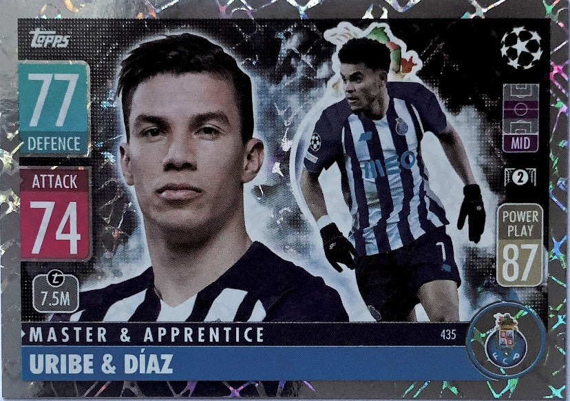 Topps Match Attax 2021/22 - 435 - Uribe & Dìaz - Master & Apprentice