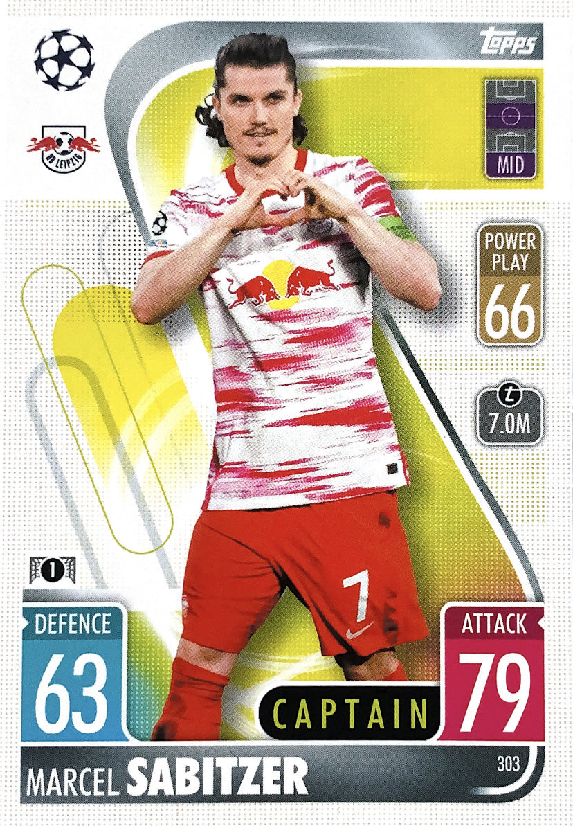 Topps Match Attax 2021/22 - 303 - Marcel Sabitzer