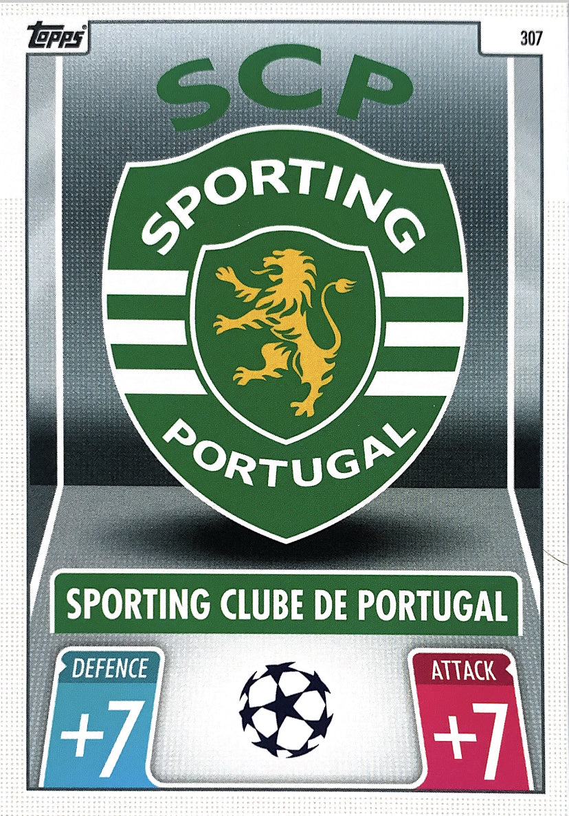 Topps Match Attax 2021/22 - 307 - Sporting CP Club Badge
