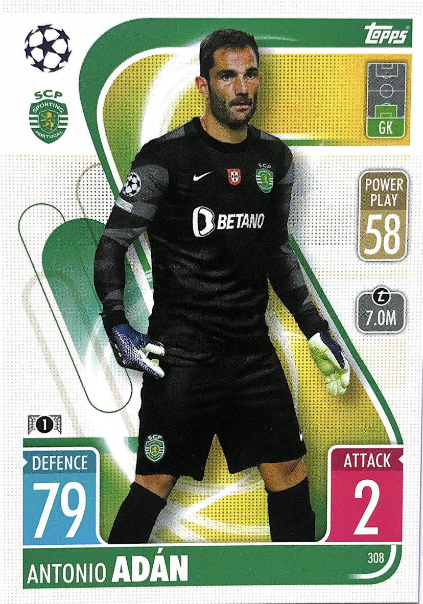 Topps Match Attax 2021/22 - 308 - Antonio Adàn