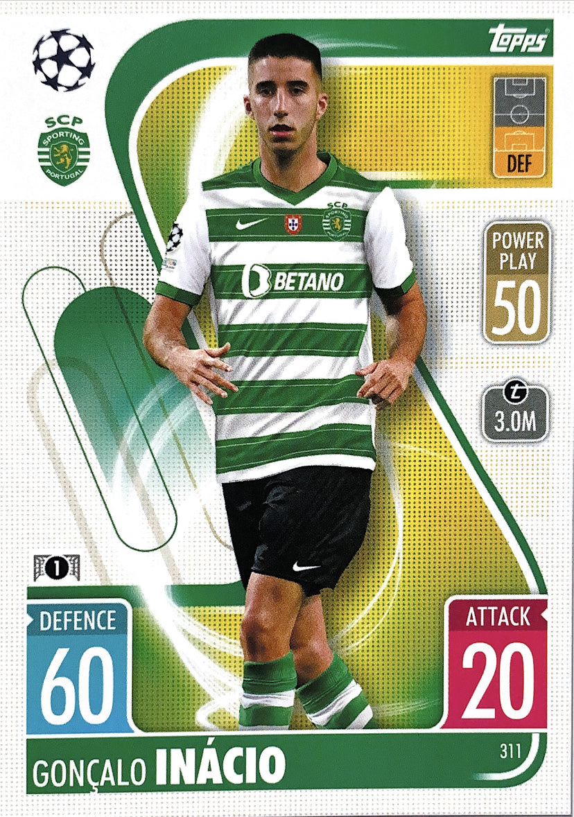 Topps Match Attax 2021/22 - 311 - Gonçalo Inàcio