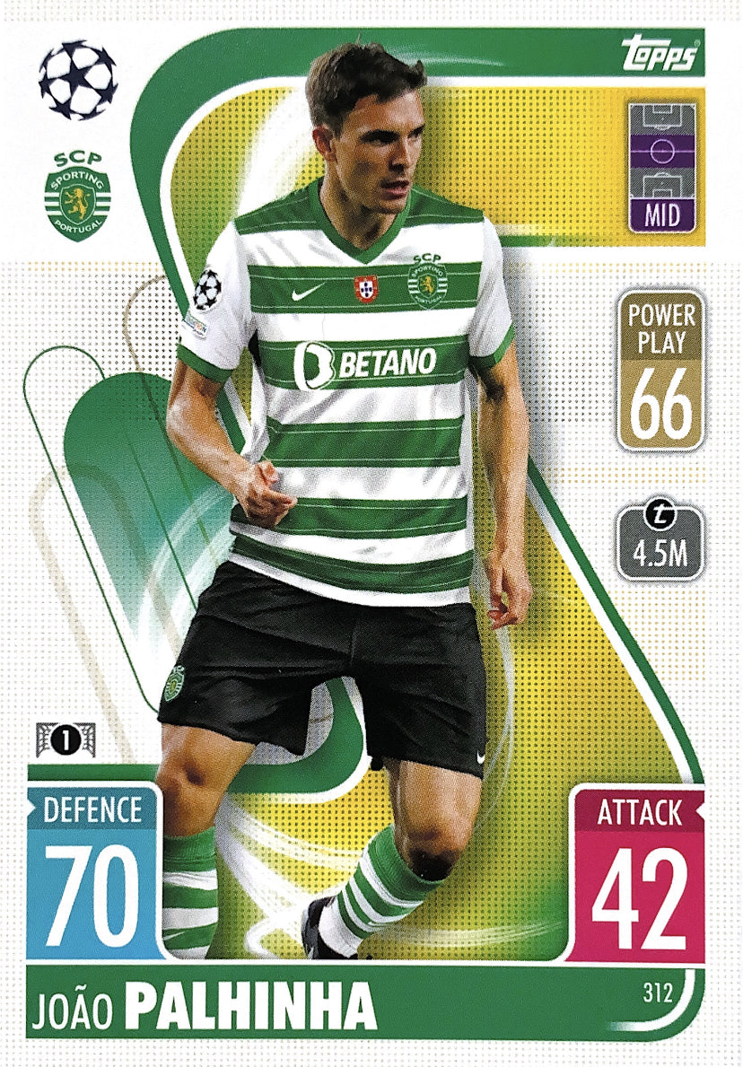 Topps Match Attax 2021/22 - 312 - Joào Palhinha