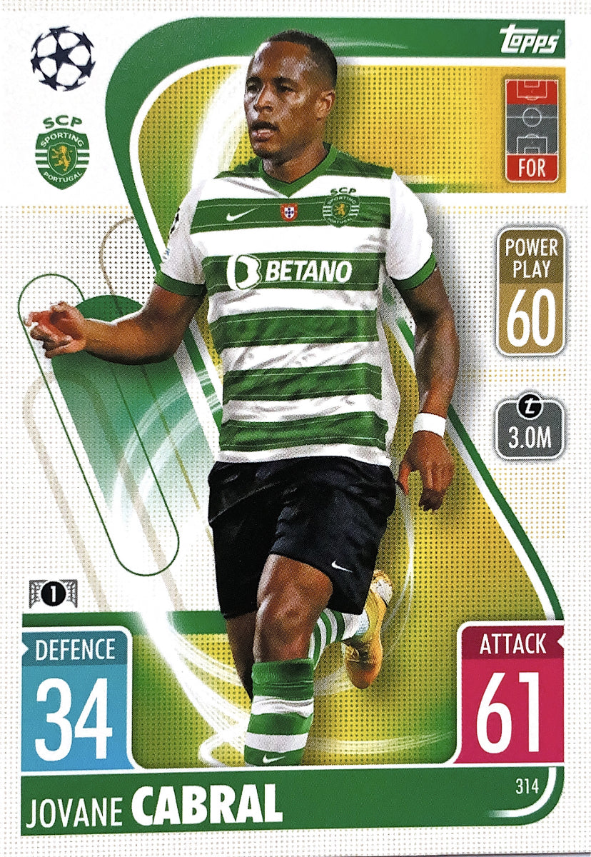Topps Match Attax 2021/22 - 314 - Jovane Cabral