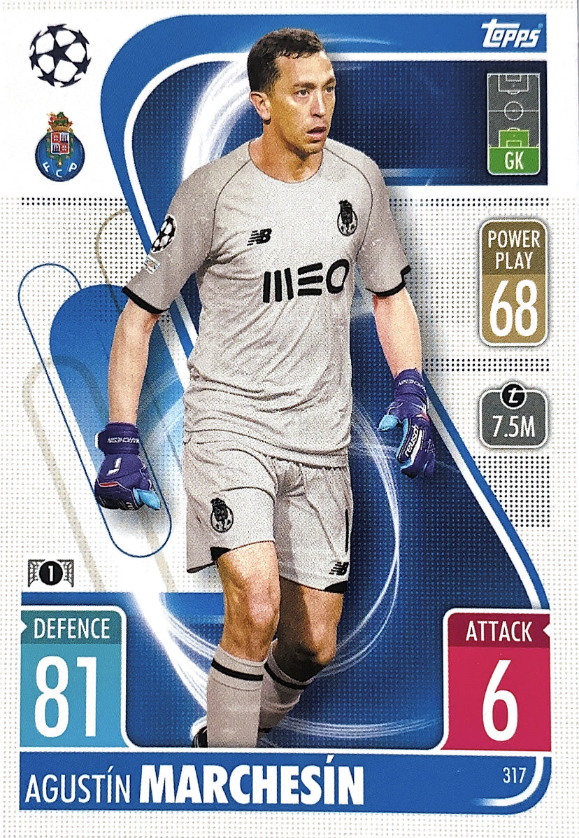 Topps Match Attax 2021/22 - 317 - Agustìn Marchesin