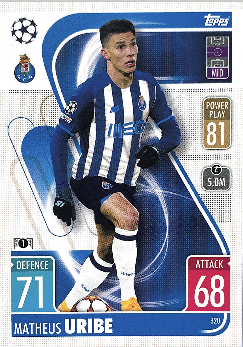 Topps Match Attax 2021/22 - 320 - Matheus Uribe