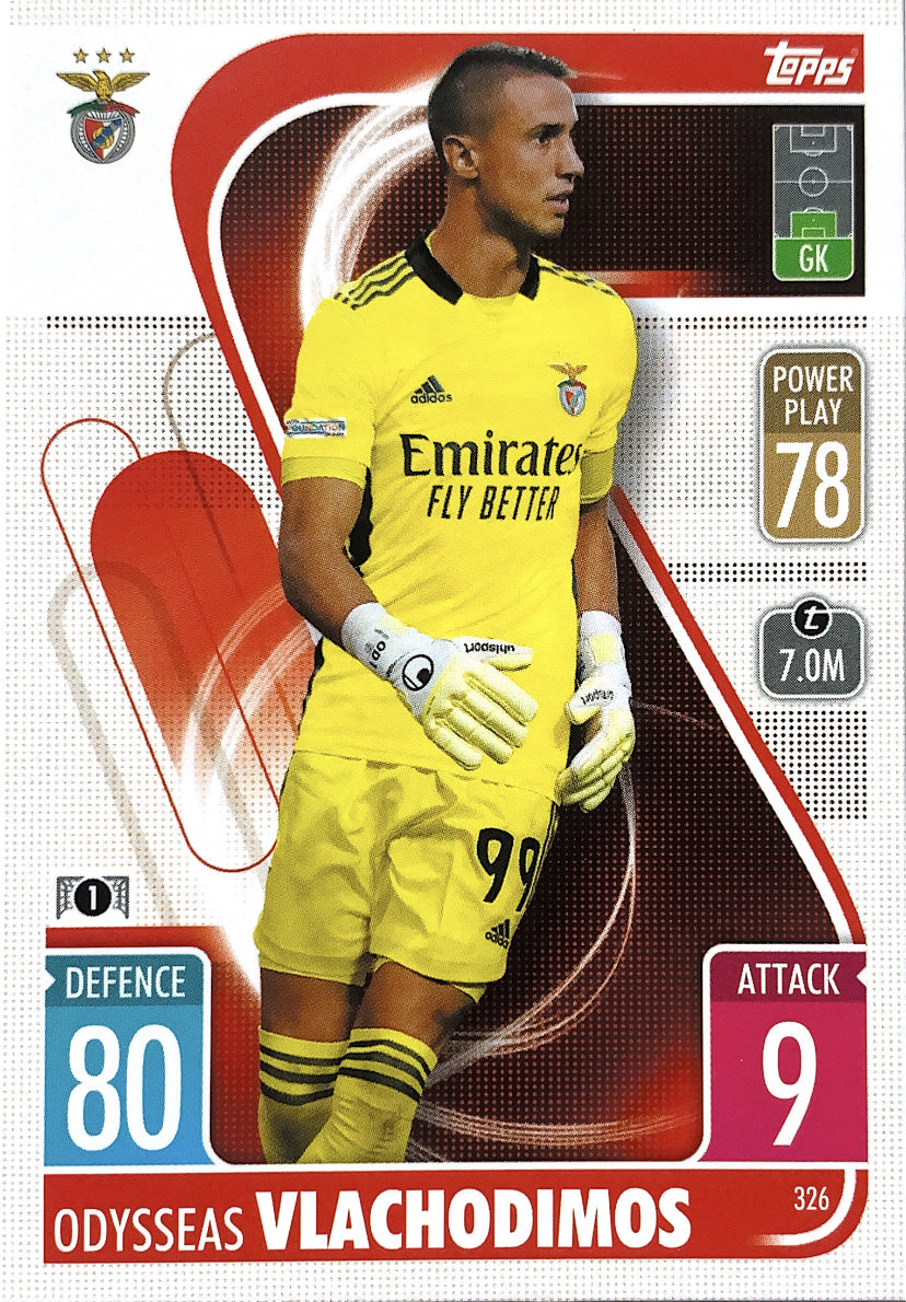 Topps Match Attax 2021/22 - 326 - Odysseas Vlachodimos