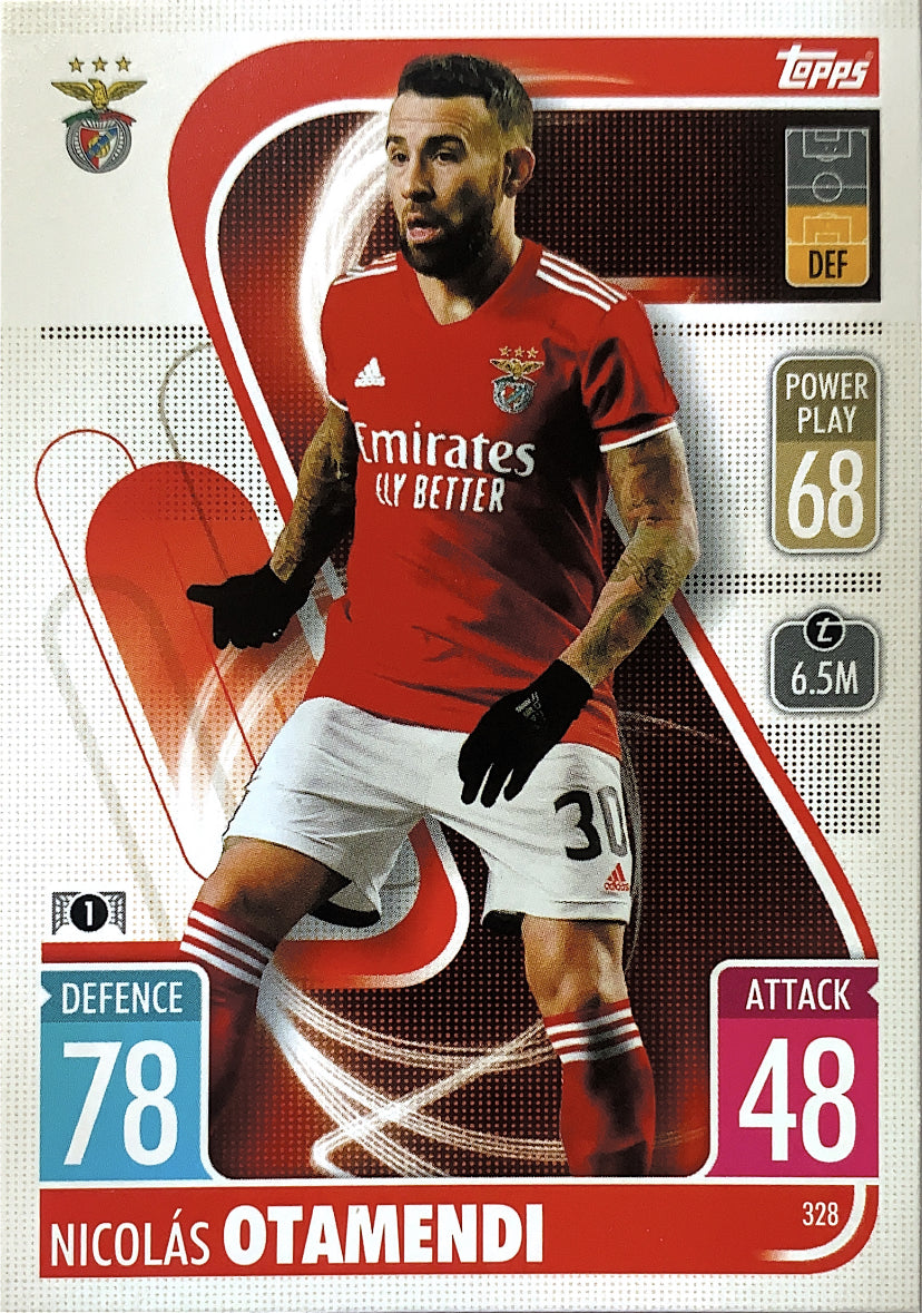 Topps Match Attax 2021/22 - 328 - Nicolàs Otamendi