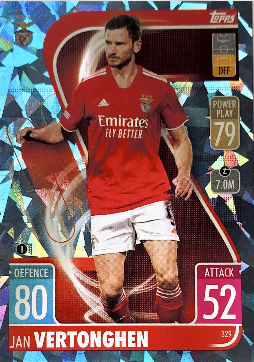 Topps Match Attax 2021/22 - 329 - Jan Vertonghen - Crystal Parallel
