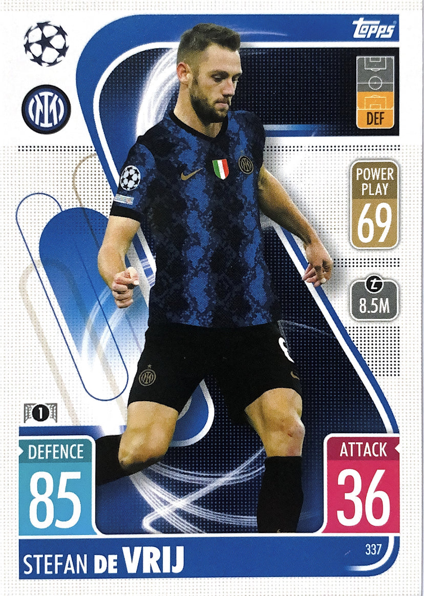 Topps Match Attax 2021/22 - 337 - Stefan De Vrij