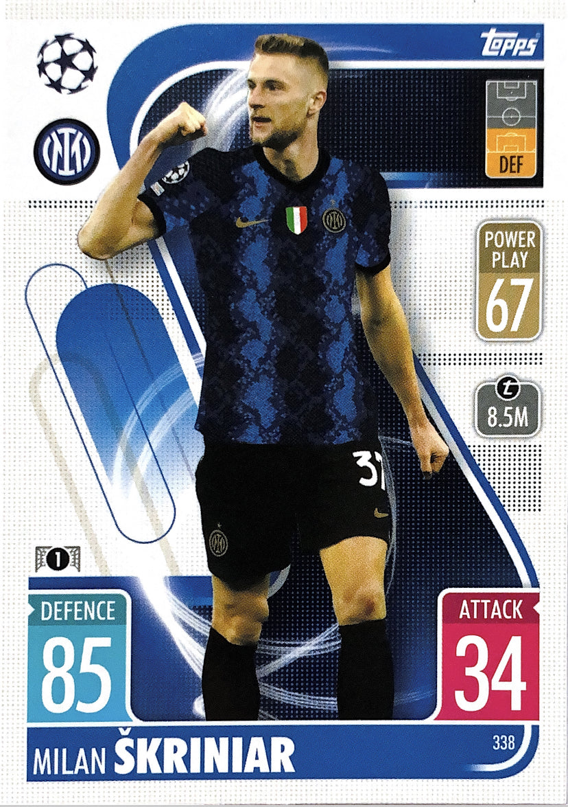 Topps Match Attax 2021/22 - 338 - Milan Skriniar