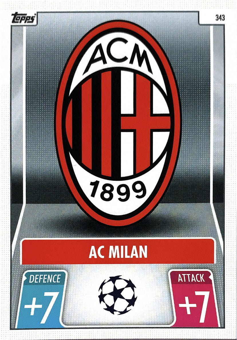 Topps Match Attax 2021/22 - 343 - AC Milan Club Badge