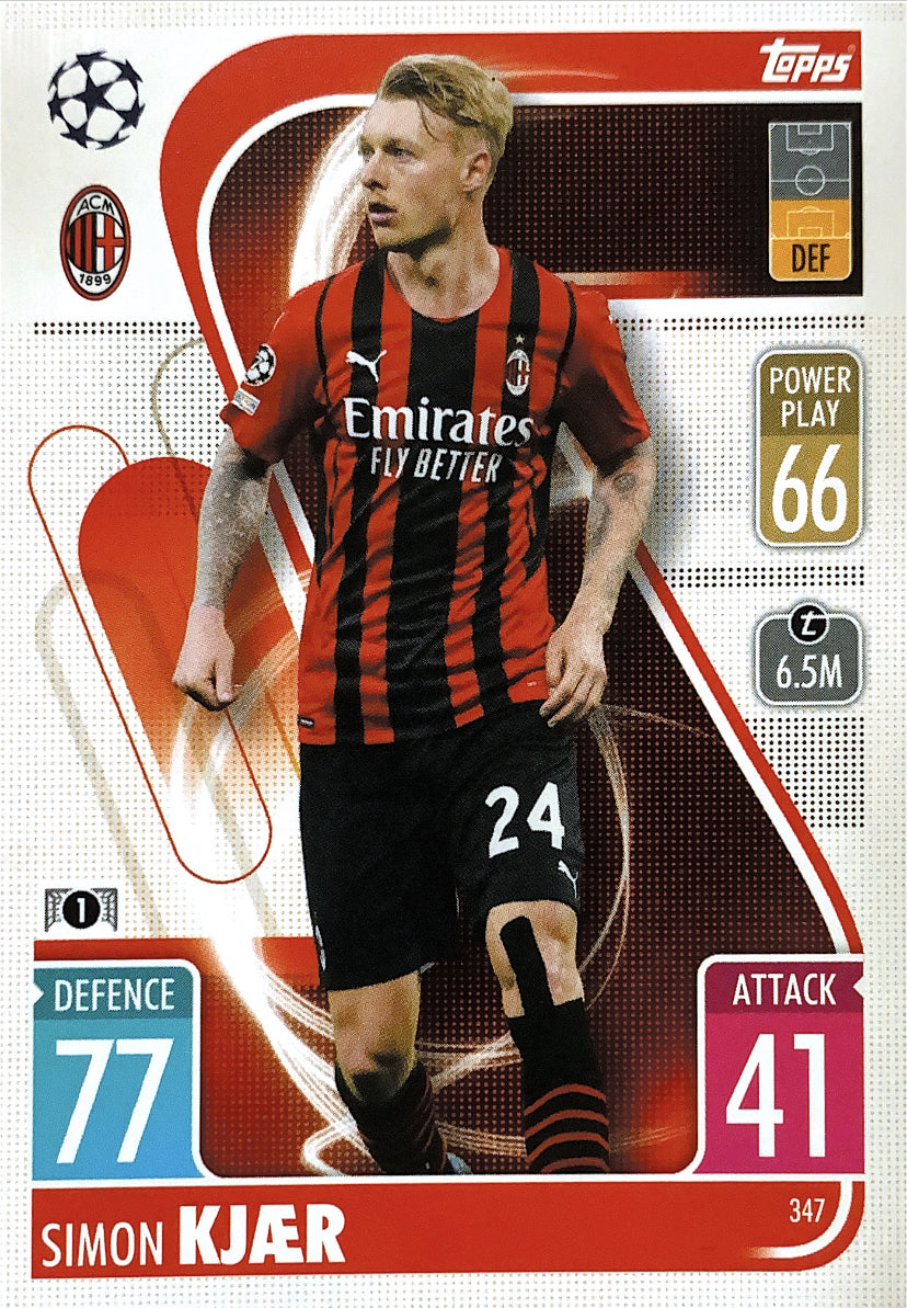 Topps Match Attax 2021/22 - 347 - Simon Kjaer