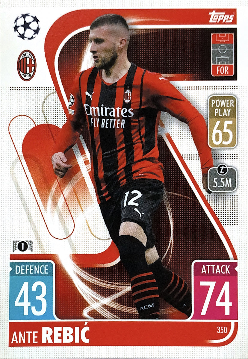 Topps Match Attax 2021/22 - 350 - Ante Rebic