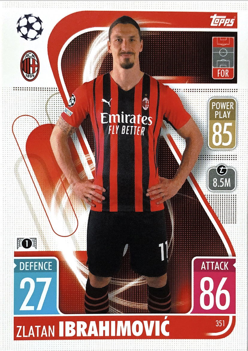 Topps Match Attax 2021/22 - 351 - Zlatan Ibrahimovic