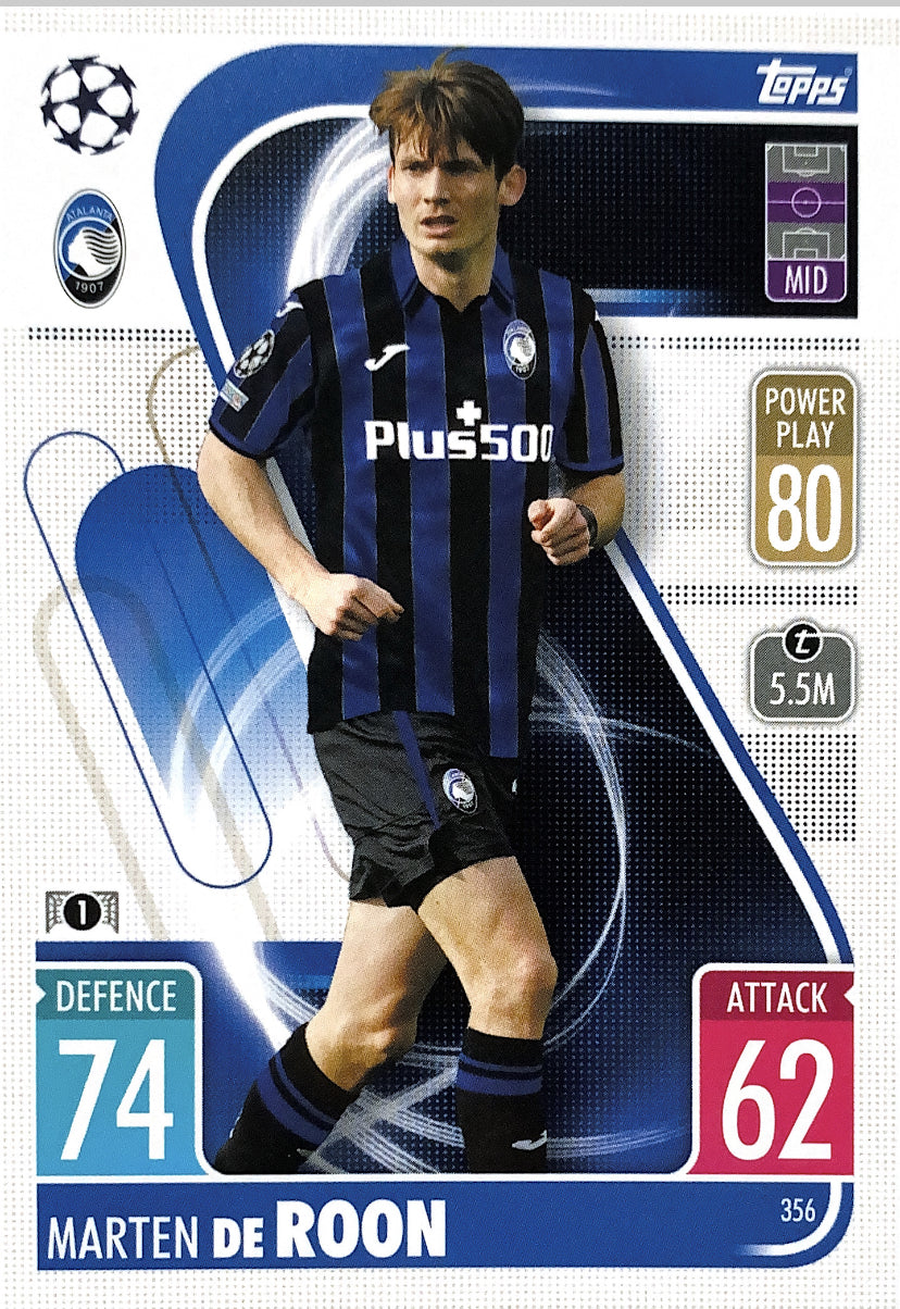 Topps Match Attax 2021/22 - 356 - Marten De Roon