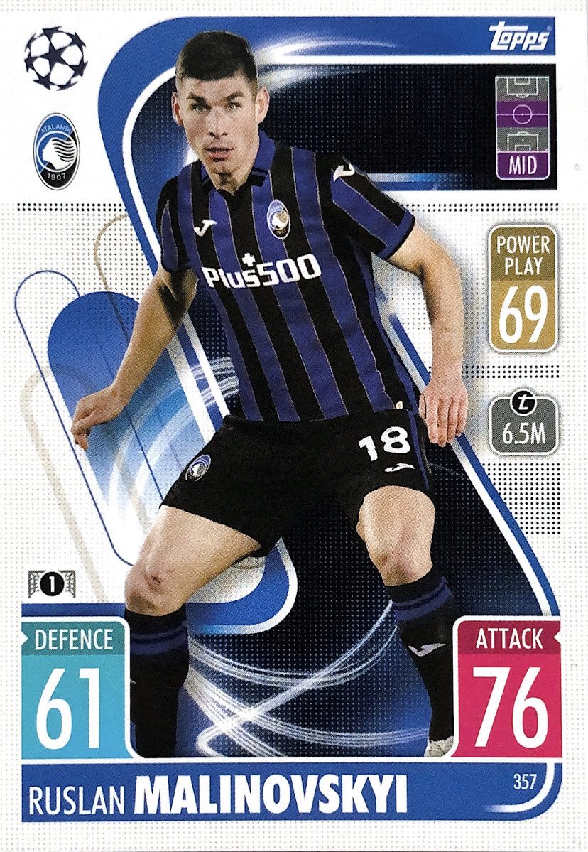 Topps Match Attax 2021/22 - 357 - Ruslan Malinovskyi
