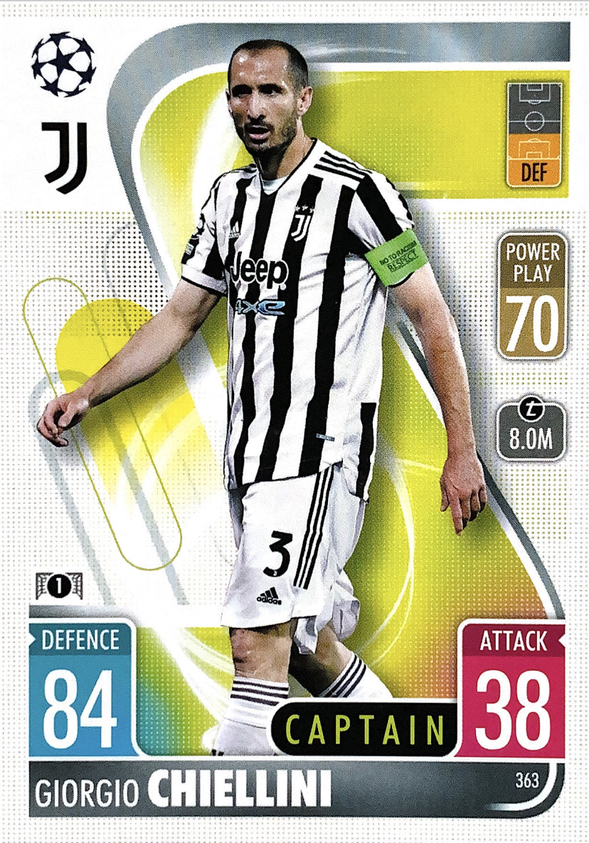 Topps Match Attax 2021/22 - 363 - Giorgio Chiellini