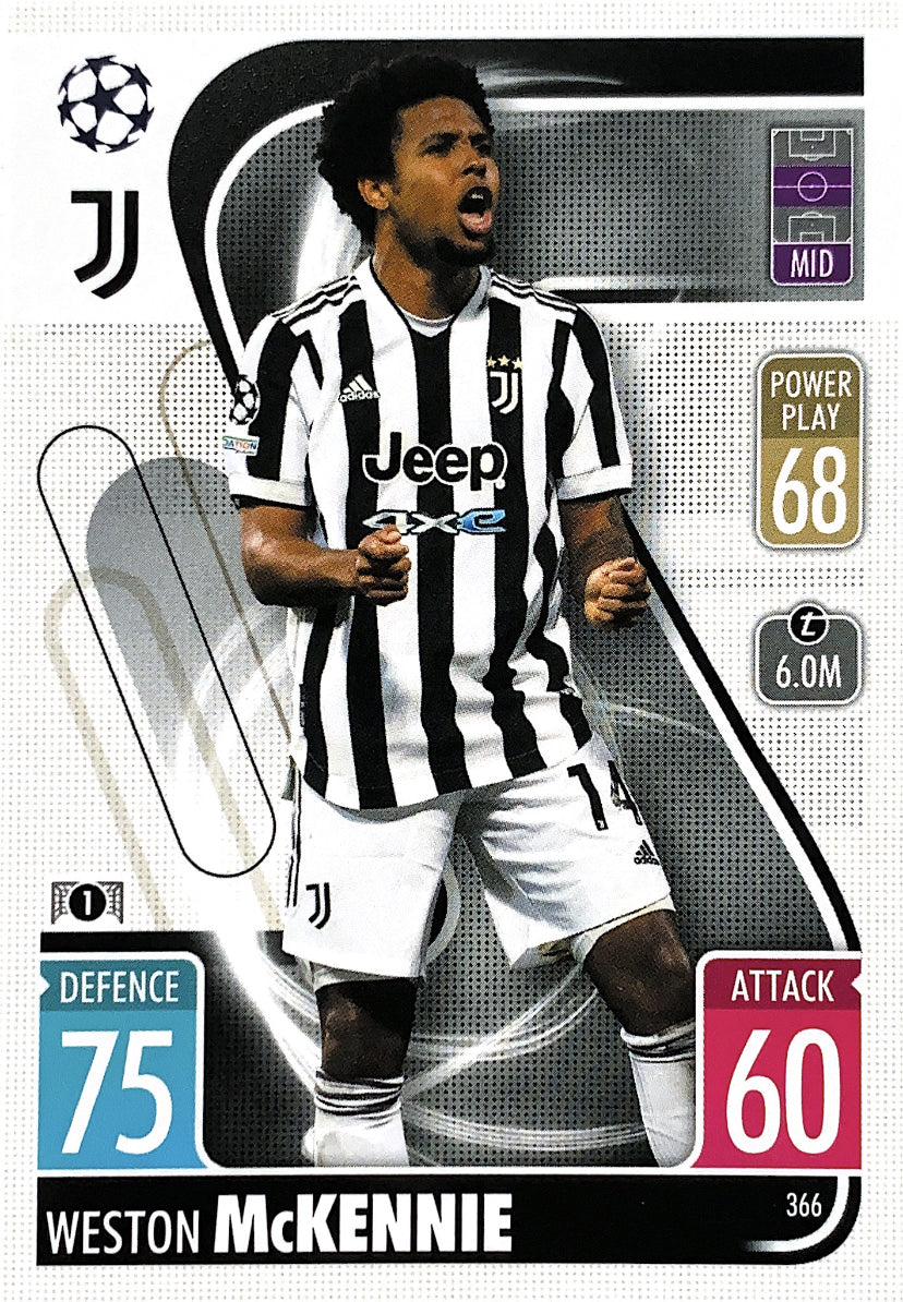 Topps Match Attax 2021/22 - 366 - Weston McKennie